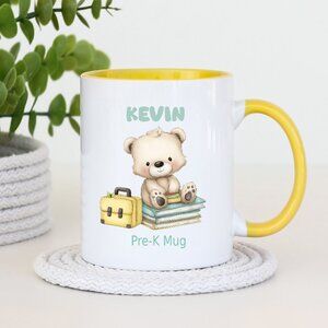 Customize Name Pre-K Cup, Boys & Girls Small Mug, School